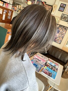 ヘア メイク ココ(hair make coco) 【ハイライト】透明感のあるくすみグレージュ