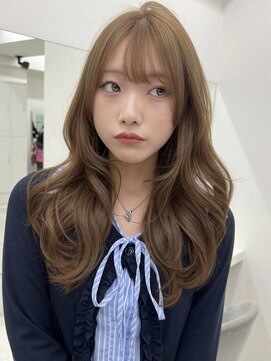 アイトーキョーエス 渋谷(AI TOKYO S) ブリーチなしダブルカラーヘーゼルベージュ透明感カラーイルミナ