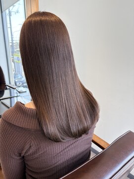 ティア ヘアデザイン(Theia hair design) 艶ロング×ブラウンカラー