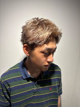 ハイプ 名古屋伏見(HYPE) スパイキーショート×ミルクティーベージュ(栄/伏見/メンズ)