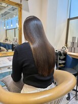 ロンドアベニール 北千住(Lond avenir)&nbsp;結べるレイヤーカット/グレージュブラウン/韓国巻き/顔周り