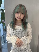 ナンバーナイン 札幌大通(NUMBER NINE) ローライト×ブロックカラー