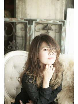 アジュール ヘアデザイン(Aｊu r hair design) 外国人風バレーヤージュスタイル