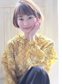 mowenイルミナx外ハネボブxアッシュブラウンxネオウルフ