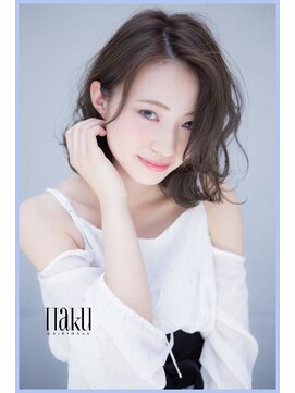 ヘア メイク ハク 横浜(hair make Haku) 透明感グレージュボブ