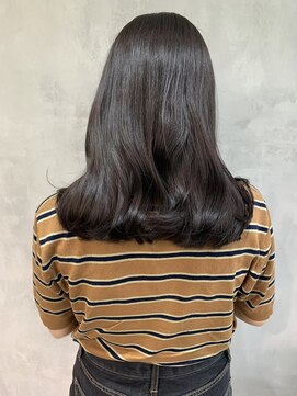 キチ(kichi.) [kichi.] セミロング×チョコレートブラウン