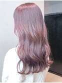 ベージュロング_マロンベージュAラインボブ_ba317252