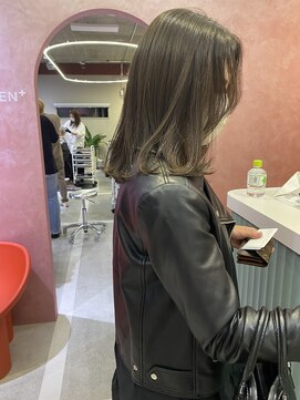 ローレンジウ(LOREN JU) 【髪質改善】シアーグレージュカラー