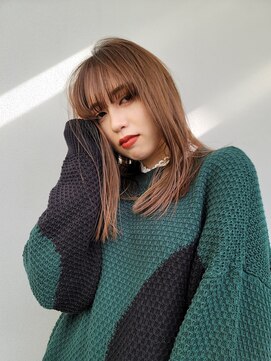 ピーナッツ(p_Nuts) 切りっぱなしストレート