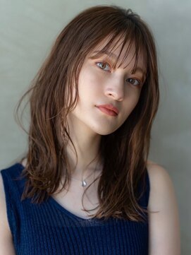 エースハバナ 渋谷(1 HAVANA) 小顔ヘア/ヌーディーカラー/ふんわりミディアム/大人ボブ