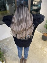 メリー オオサカ(Merly Osaka)&nbsp;王道！グレージュ バレイヤージュ_white greige_