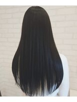 ソーヤ(SAWYER)&nbsp;うるツヤ縮毛矯正×ブルーブラックカラー♪