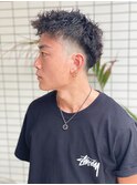 ハイライト/マッシュパーマ/ウルフ/波巻き/メンズ