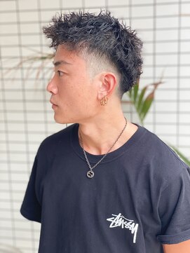 スウェル 船橋店(Swell) ハイライト/マッシュパーマ/ウルフ/波巻き/メンズ