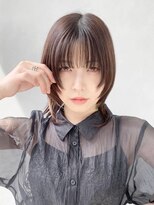 アルバム 渋谷パルコ(ALBUM)&nbsp;ミディアムウルフスタイル_マチルダボブピンクベージュ_9318