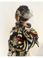 サロンナビ(Salon Navi)&nbsp;成人式ヘアセット/振袖ヘアセット/成人式ヘアメイク/編みおろし