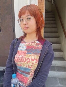 カンナ オーガニック ヘアデザイン(CANNA ORGANIC & HAIR DESIGN) 【CANNA/代官山/ケアブリーチ】オレンジウルフ