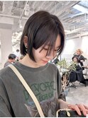 黒髪小顔ワンレンネビージュボブルフ新宿20代【Anzu】▲
