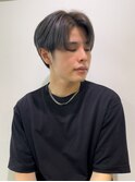 毛流れセンターパート/韓国風センターパート/シースルーマッシュ