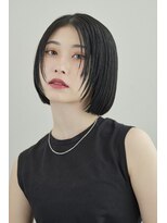 ミンクス渋谷スマートサロン(MINX shibuya smart salon)&nbsp;顎ラインボブ×顔周りレイヤーカット