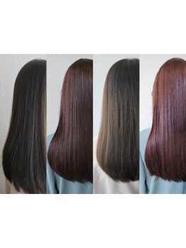 ダメージや加齢による髪の悩みにもオススメ☆10種類の薬剤から髪質に合わせて配合するlinkトリートメント♪