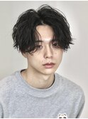 波巻きスパイラルツイストスパイラルセンターパート
