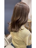 ナチュラル白髪ぼかしハイライトカラー