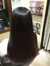 髪質改善カラー　ロング　￥8800