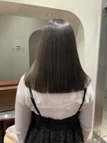 エルサフィロ ヨドヤバシ(el zafiro yodoyabashi)&nbsp;グレージュカラー　髪質改善トリートメント