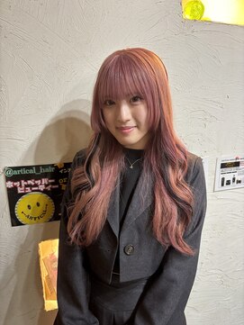 アーティカル(ARTICAL) ピンクカラーpointブラック