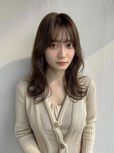 クラン(Chlan)&nbsp;韓国巻きロング×アッシュブラウン