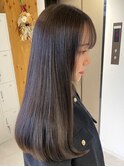 20代女性×ロング×ブラウン×透明感カラー