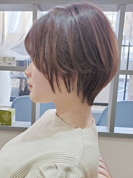 アイル(I'll) ナチュラルボブ前髪ありイメチェン20代30代40代50代ショートボブ