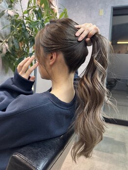 エルヘアー(el HaiR)の写真/「髪色を変えて、ちょっと新しい私に」ダメージレスなカラー剤で髪に優しく大人のお洒落を楽しめる*