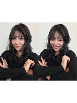 サロン帰りのスタイルが再現できるニュアンスパーマやレイヤー、顔周りカットが口コミ高評価の天神美容院