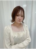 顔まわりレイヤーボブ