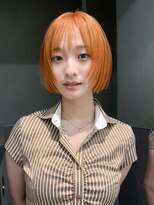 アルバム 新宿(ALBUM SHINJUKU)&nbsp;ボブショートミディアム前髪カットブリーチおくれ毛_F0988