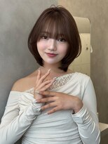 オムニス 表参道(Omnis)&nbsp;暗髪韓国ヘアボブレイヤーカット小顔前髪カット髪質改善20代30代