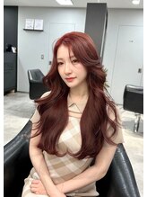 フィーネ 吉祥寺(Fi -Ne) 韓国レイヤーカット/レッドブラウンカラー/髪質改善/吉祥寺