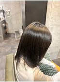 大人ミディアム小顔見え◎顔まわりレイヤー