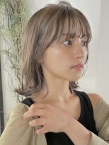 ディッセンバー 渋谷(December) 【December】小顔カット/ブリーチなしオリーブベージュ