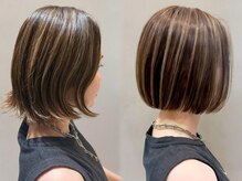 ソワネ 表参道(soigne)の雰囲気(髪質改善カラーで、写真のようなツヤとまとまりのある仕上がりに)