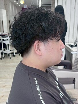 ガーデン 西川田店(garden) 宇都宮メンズカットメンズパーマ波巻きスパイラルパーマツイスパ