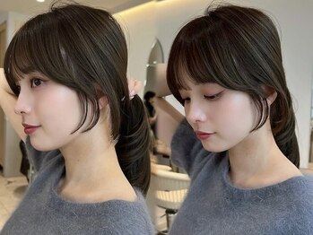 ジーナ 北千住(Zina)の写真/[#似合わせ]【カット+髪質改善inケアカラー￥8900】印象を変える顔周りの似合わせカットはZinaで♪[北千住]