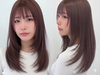 ルージュシー(RU10C)の写真/初めてでも安心！似合わせカットと透明感カラーを手軽に♪丁寧なカウンセリングと技術で理想のカラーへ。