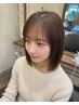 カット+前髪縮毛矯正￥9900 [茂原駅/髪質改善/ショートボブ/ショートカット]