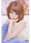 アシメバングゆるふわカールミディ【メイズ東中野・鍛原志行】