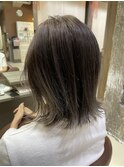  20代30代40代マロンベージュ/Aラインボブ/かきあげ[高田馬場駅]