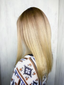 アンフィドットドゥルドゥ(AnFye.dueldo) ブリーチ毛の方をジュエリーシステム×LULUTr×縮毛矯正で艶髪♪