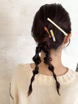 シェリッシュ ノース(Sheriche North) お呼ばれヘア×ツインヘアアレンジ